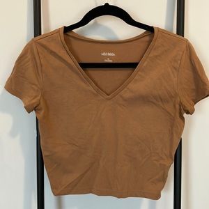 Wild Fable Cropped V Neck